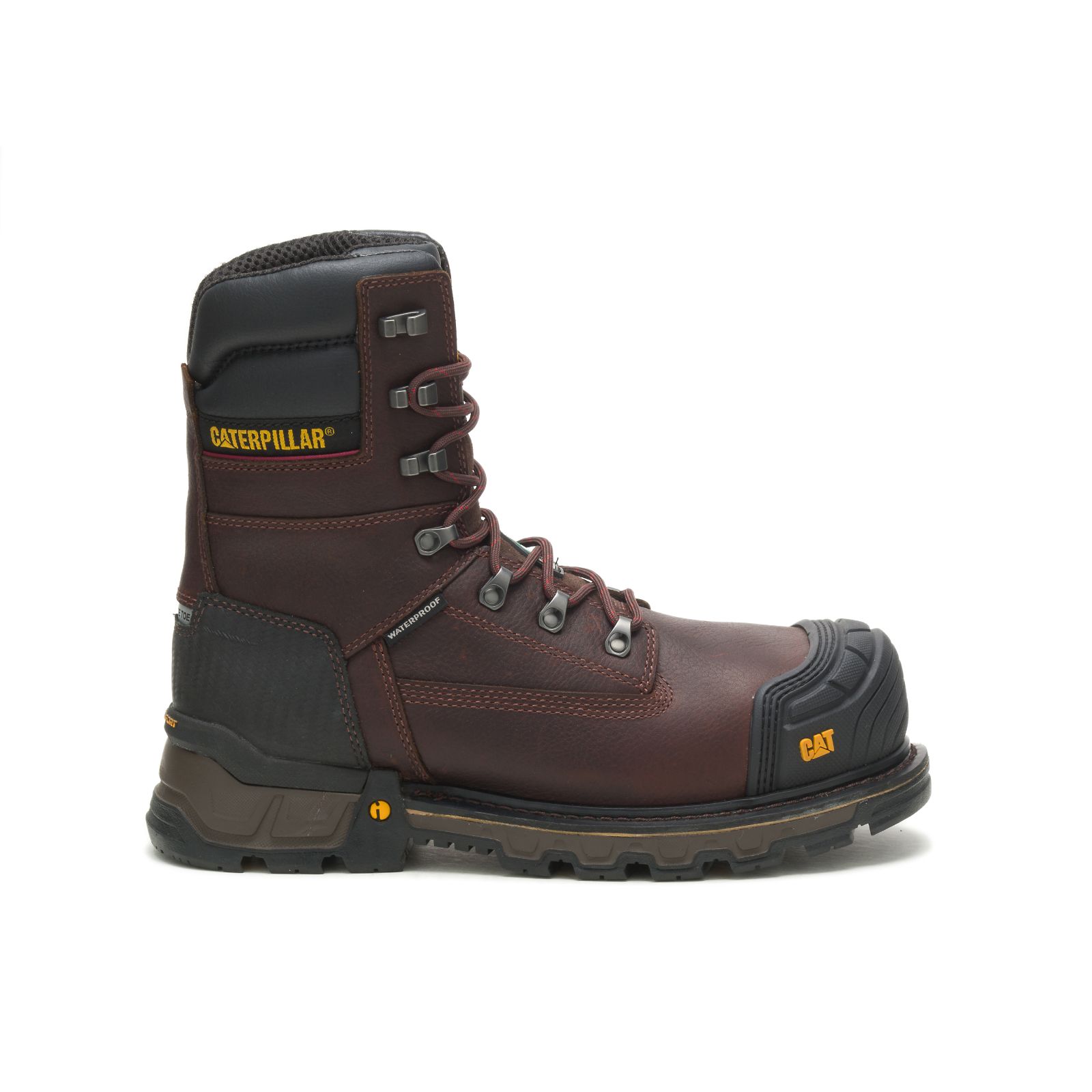 Caterpillar Excavator Xl 8" Wp Tx Ct Csa - Mens Work Boots - Brown - NZ (149CXNDSH)